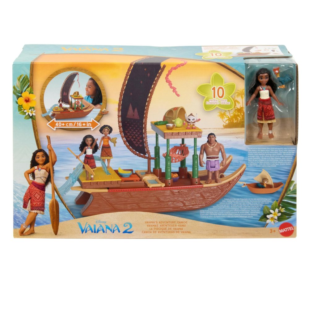 Vaiana Small Doll Transforming Boat