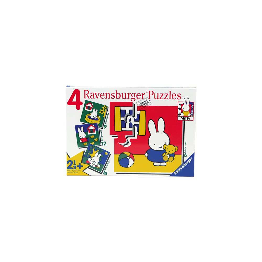 Ravensburger puzzel Nijntje 6+9+12+16 Stukjes