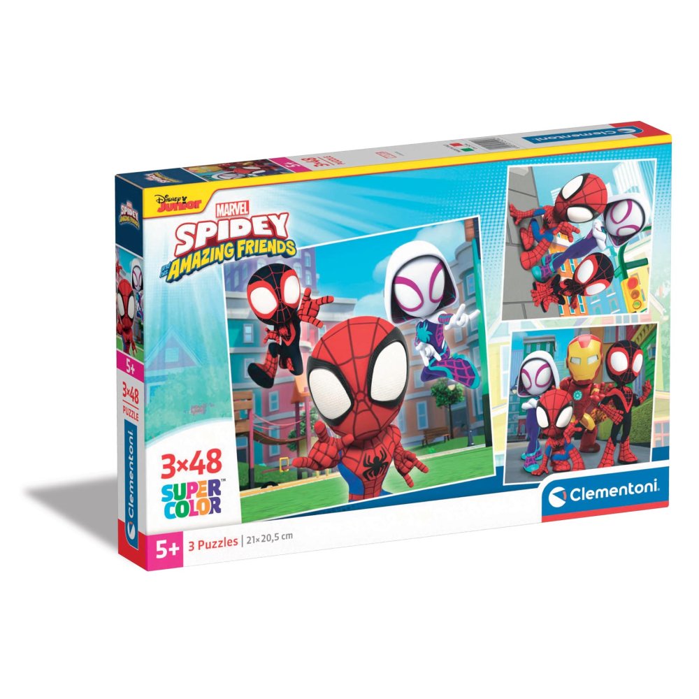 Spidey And Friends puzzel 3 x 48 stukjes