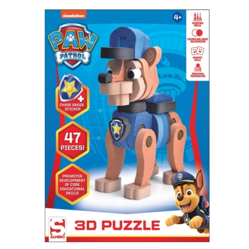 Paw Patrol Puzzel 3D Chase Foam