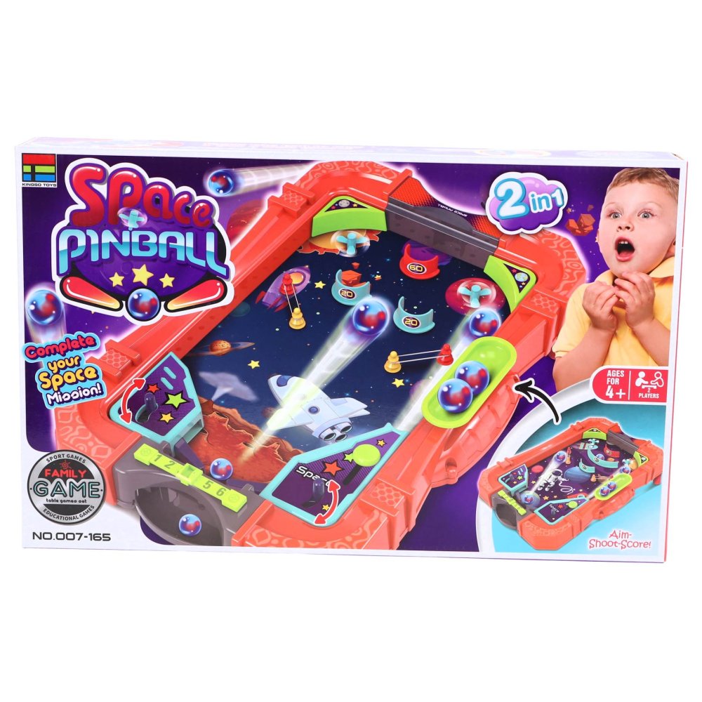 Space pinball game