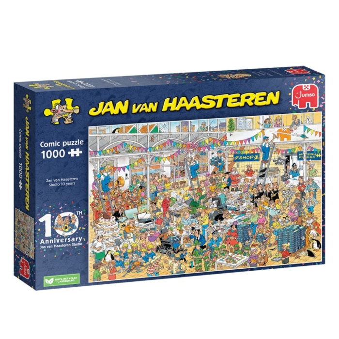 Jan Van Haasteren Puzzel 10 Jaar Studio 1000  Stukjes