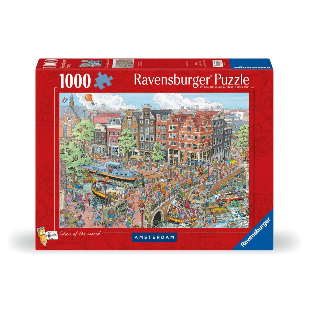 Ravensburger puzzel fleroux amsterdam 1000 stukjes