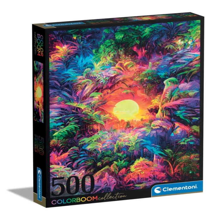 Clementoni puzzel Colorboom Jungle 500 stukjes