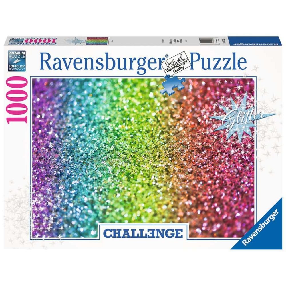 Ravensburger puzzel Challenge Glitter 1000 Stukjes