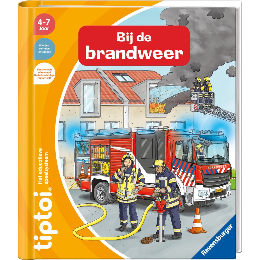 Ravensburger Tiptoi boek bij de brandweer