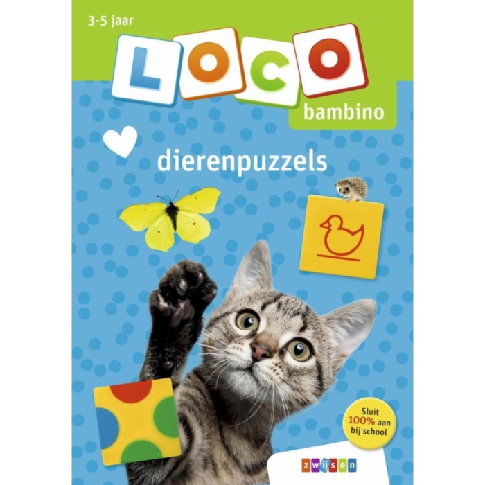 Loco Oefenboekje Bambino Dierenpuzzels