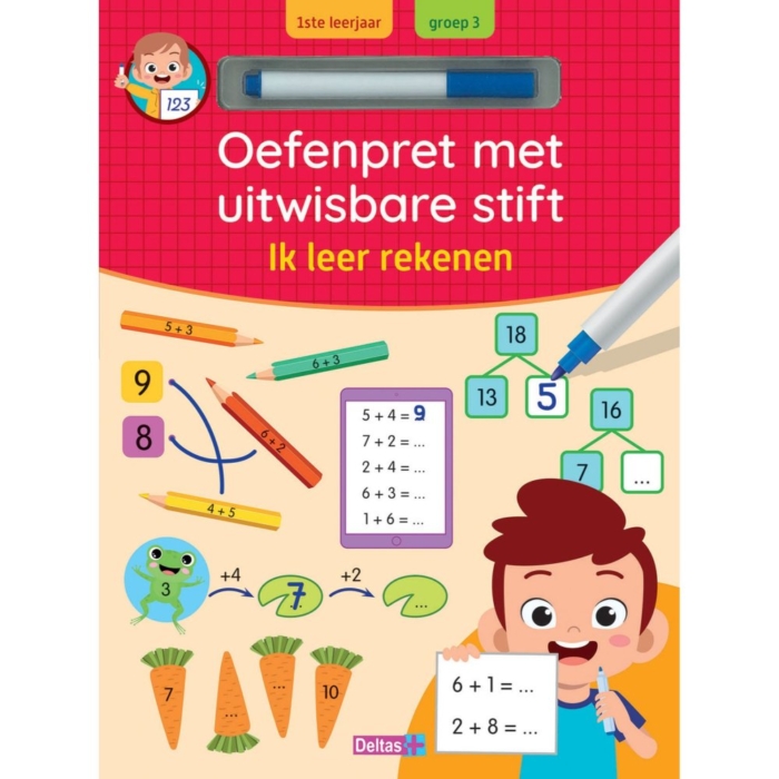 Oefenpret Met Uitwisbare Stift Ik Leer Rekenen 6-7 Jaar