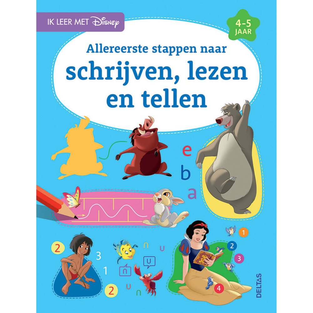 Disney Ik Leer Met Allereerste Stappen Naar  Schrijven