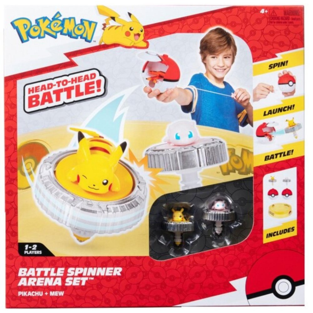 Battle Spinner 2 Pack With Stadium Pikachu #1