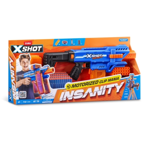 X-shot insanity clip blaster 48 darts