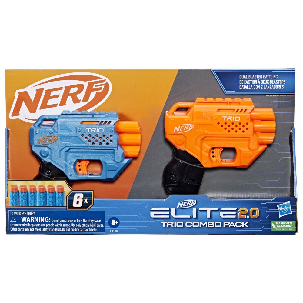 Nerf Elite 2.0 trio combo pack