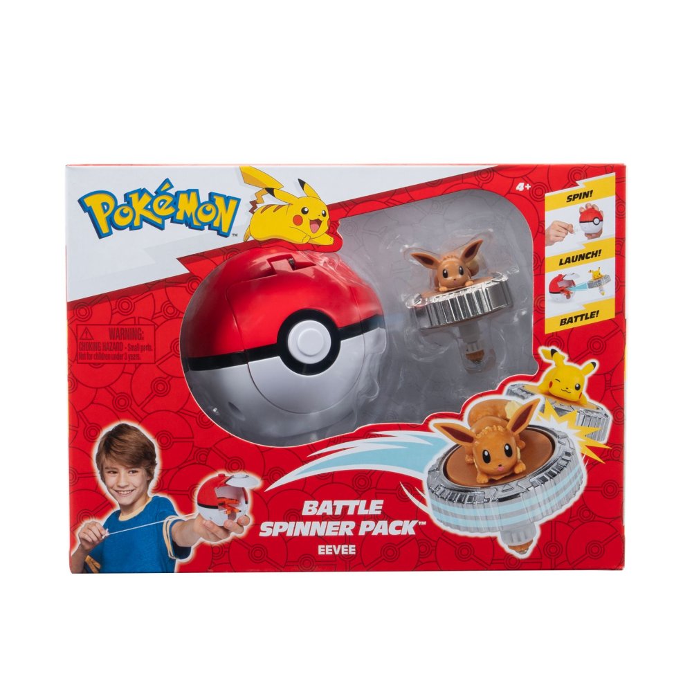 Battle Spinner Single Pack Eevee & Poke Ball