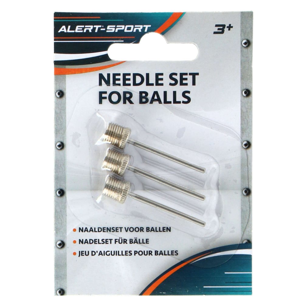 Alert Sport Naaldenset Voor Ballen 3 Stuks