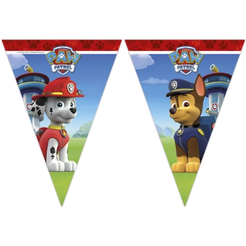 Paw Patrol Ready For Action Happy Birtday Banner