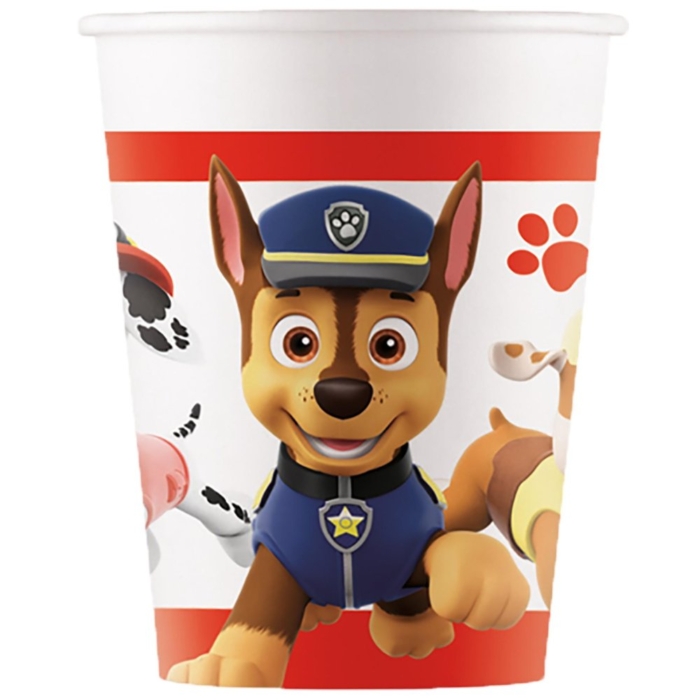 Paw Patrol Ready For Action Papieren Bekers 8st 20