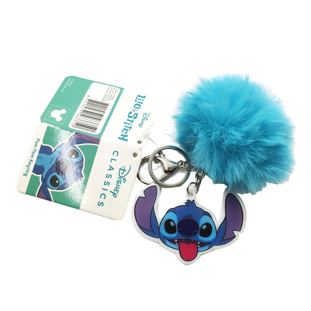 Stitch pompom keyring in CDU