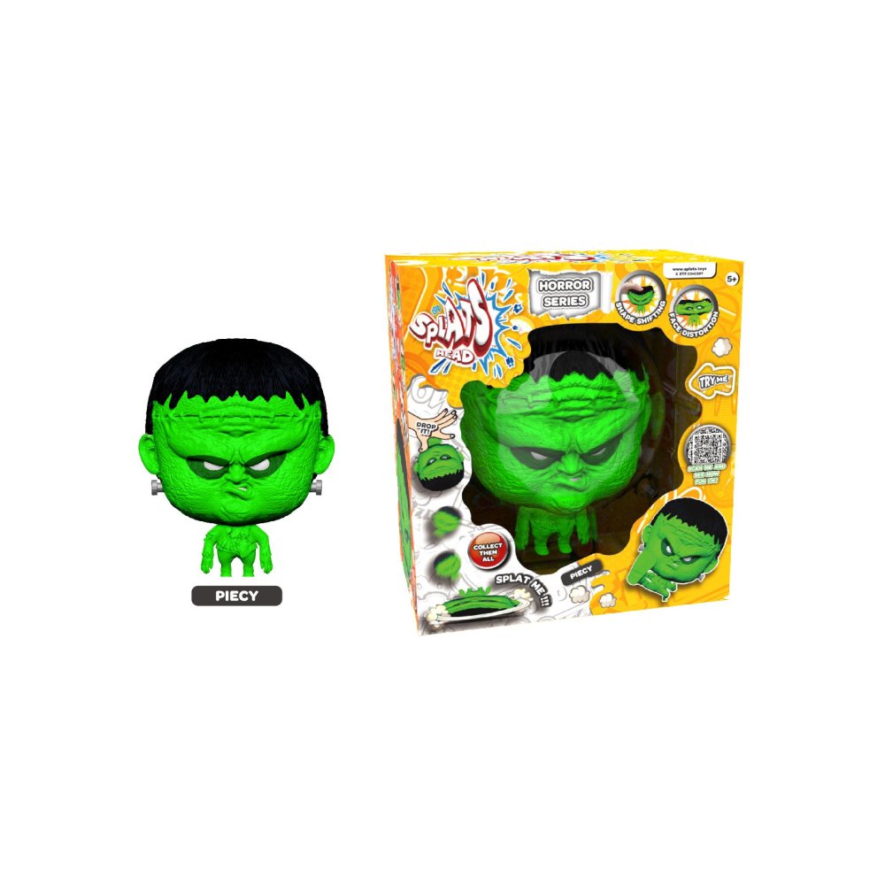 Splats Head Horror Green Monster 11 cm