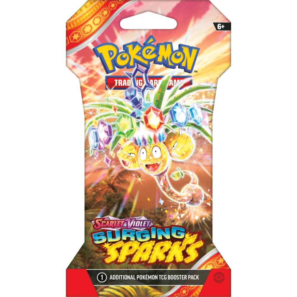 Pokémon TCG SV08 Surging Sparks Sleeved Booster