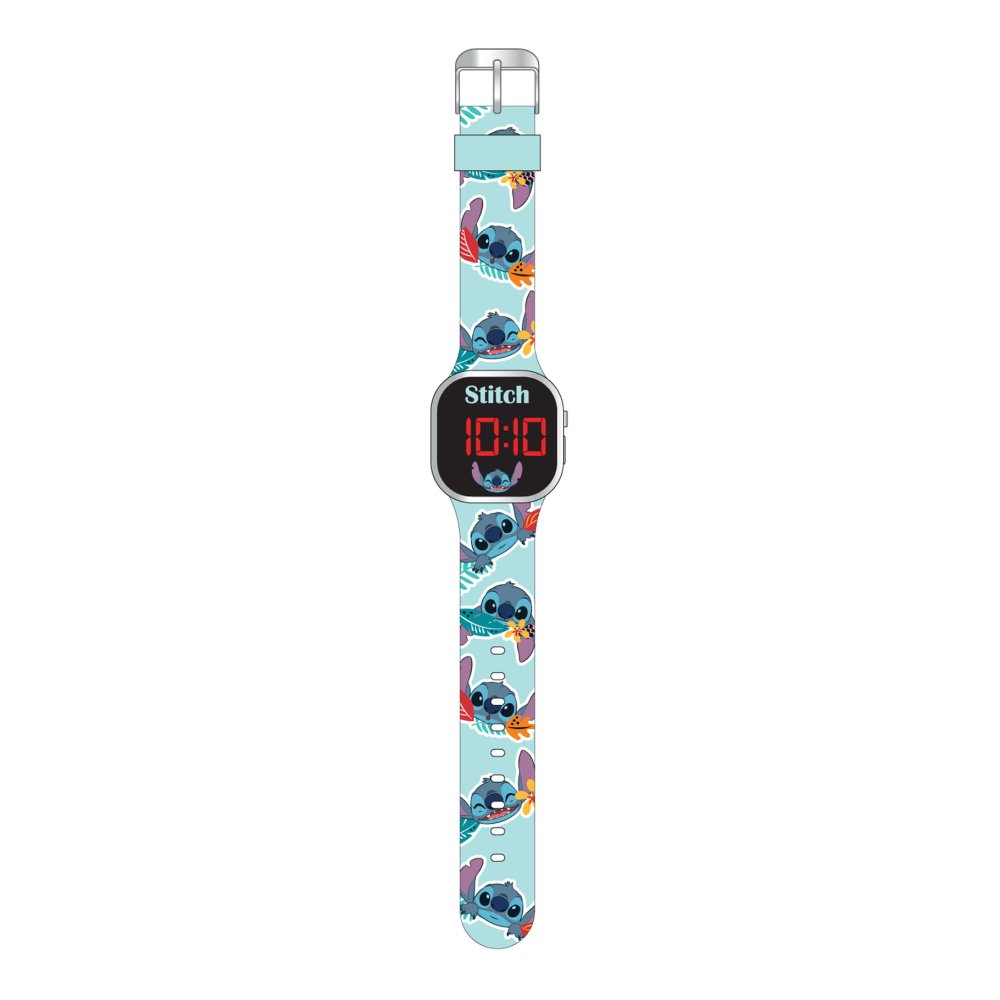 Horloge Stitch led Stitch turquoise