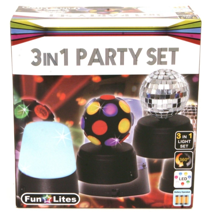 Disco 3 In 1 Party Set B/O