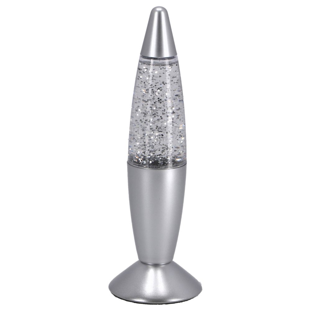 Glitterlamp kleur veranderend 19 cm