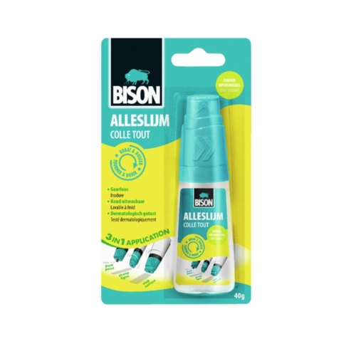 Bison Alleslijm OV Draai & Doseer Flacon 40 g