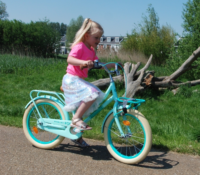 Volare Excellent Kinderfiets - Meisjes - 16 inch - Groen - 95% afgemonteerd - Afbeelding 4