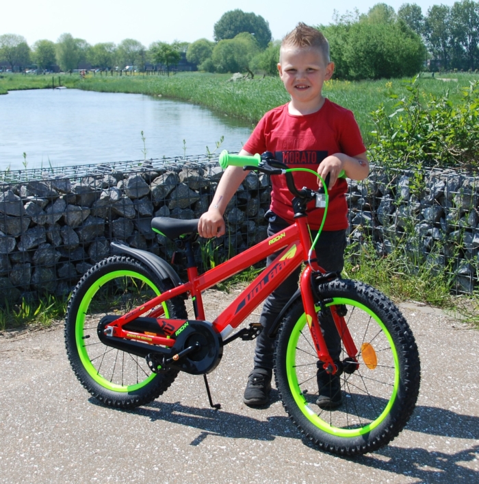 Volare Rocky Kinderfiets - Jongens - 16 inch - Rood - Afbeelding 4