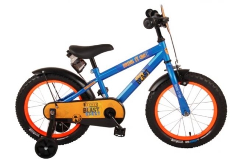 NERF Kinderfiets - Jongens - 16 inch - Satijn Blauw