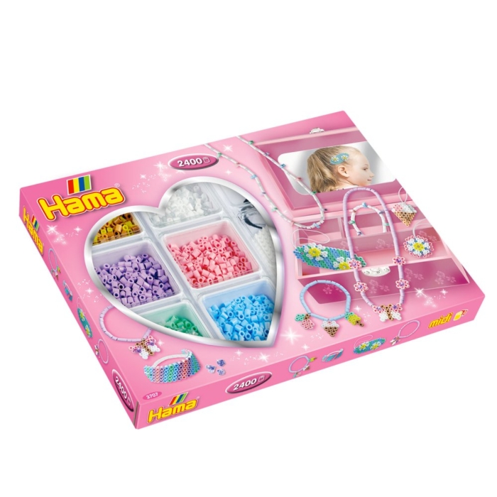 Hama Strijkkralen Activity Box Roze 2400 Kralen