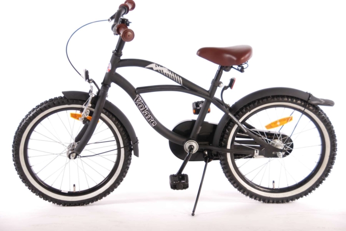 Volare Black Cruiser Kinderfiets - Jongens - 18 inch - Zwart - 95% afgemonteerd - Afbeelding 2