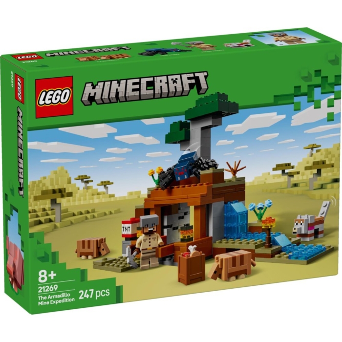 LEGO 21269 Minecraft De gordeldieren bij de mijn