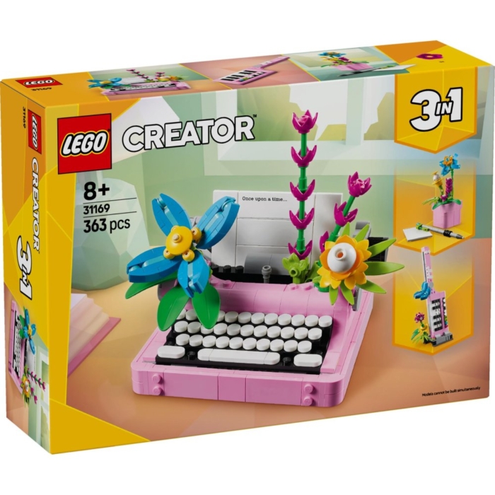 LEGO 31169 Creator Typemachine met bloemen