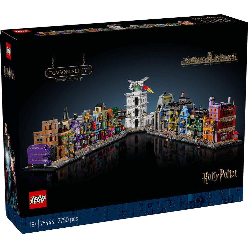 LEGO 76444 Harry Potter De Wegisweg tovenaarswinkels