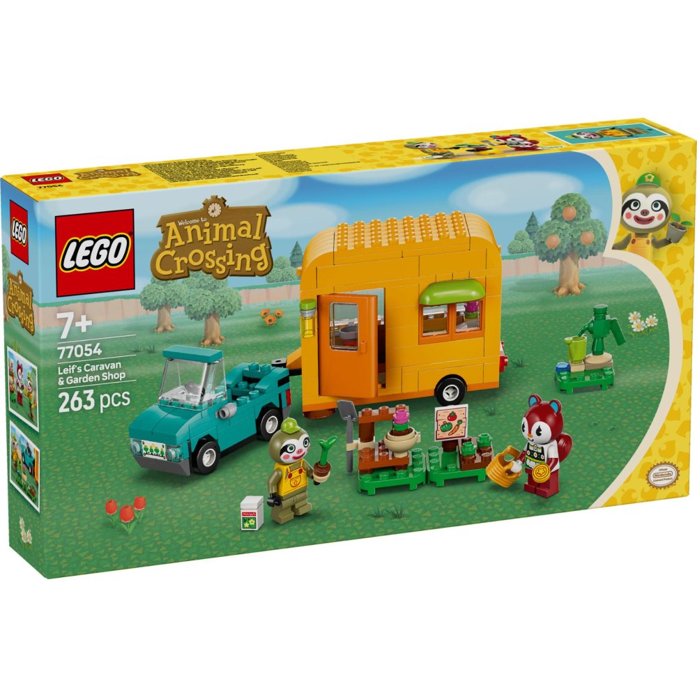 LEGO 77054 Animal Crossing Leifs caravan en  tuinwinkel