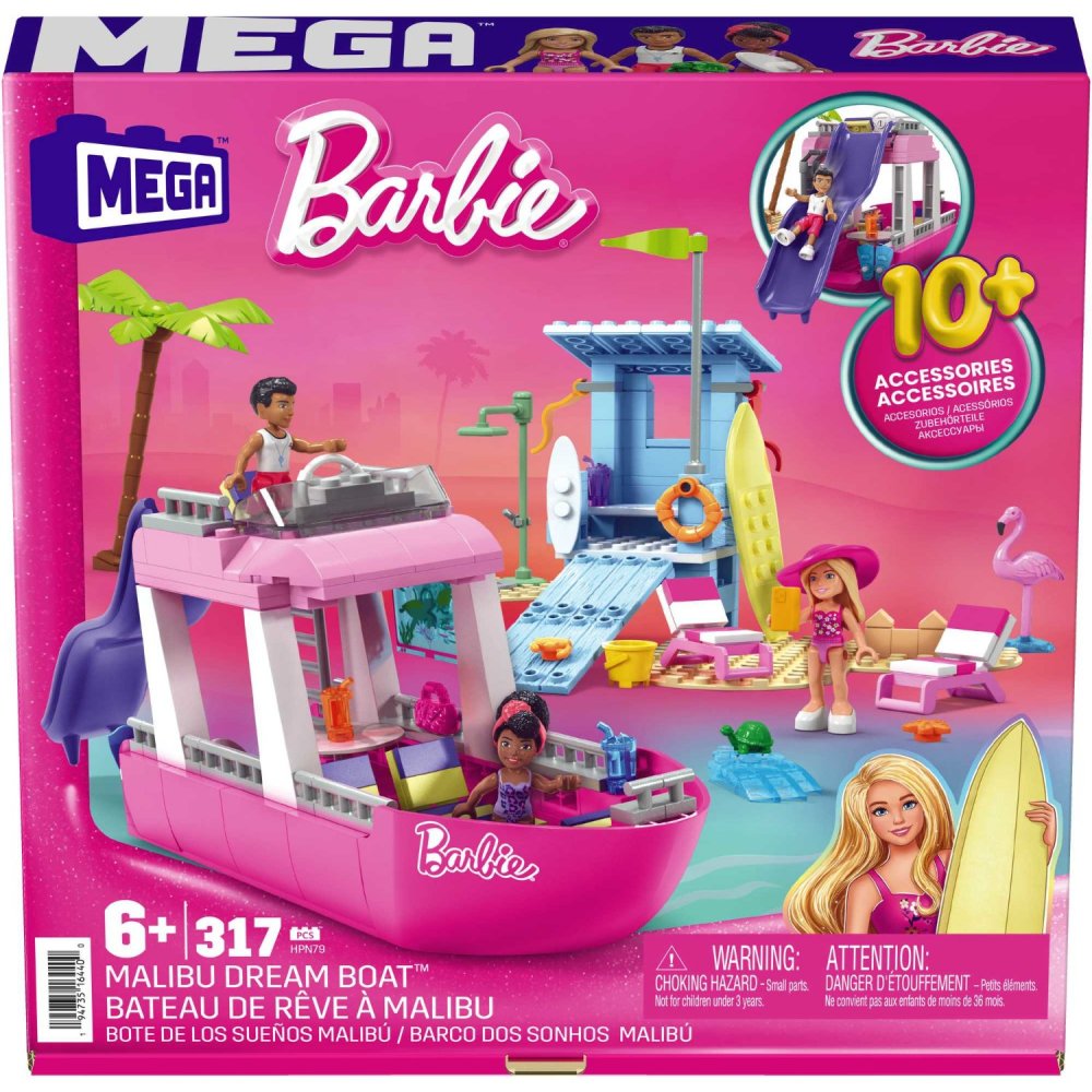 Mega Construx Barbie Malibu Dream Boat