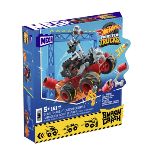 Mega Hot Wheels Monster Trucks Bone Shaker Crush  Course