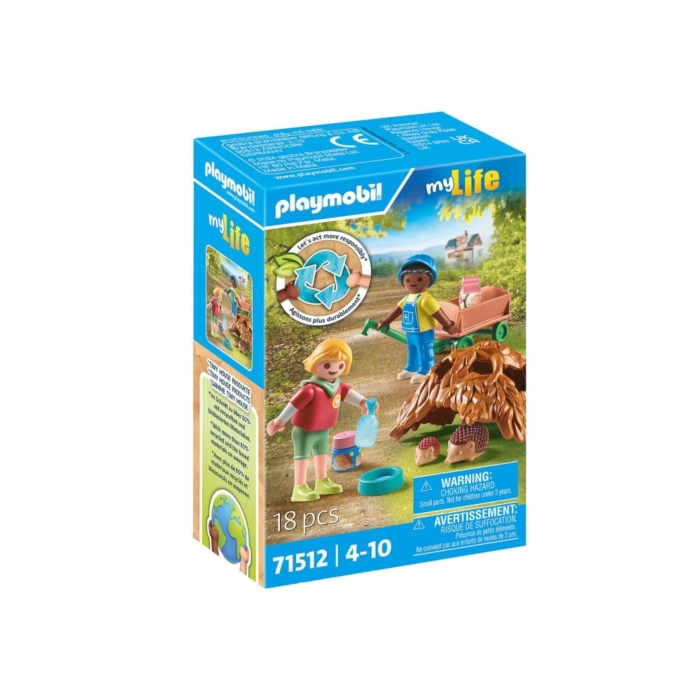 Playmobil 71512 My Life Zorgen Voor De Egelfamilie