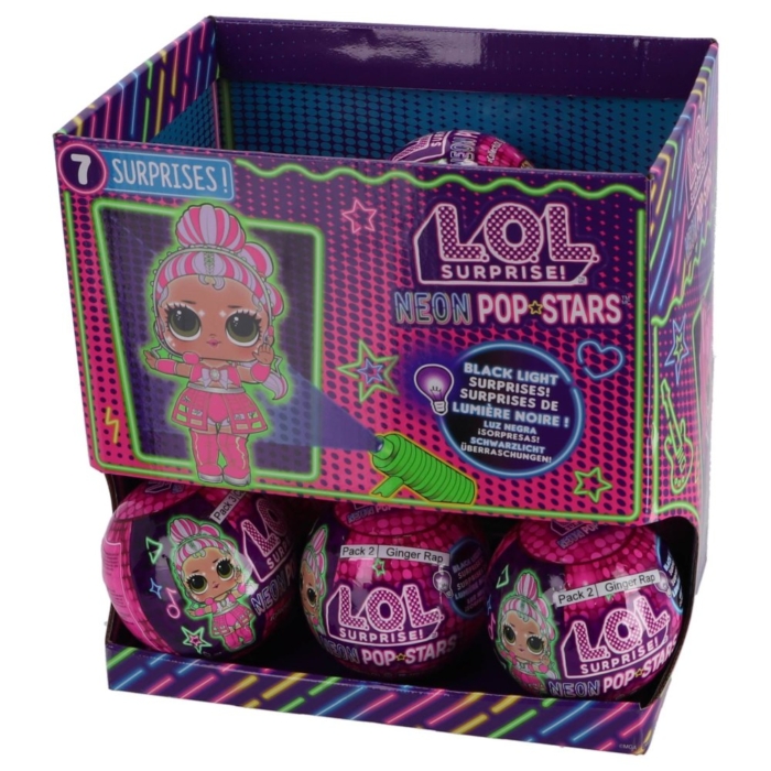 L.O.L. Surprise Neon Pop Stars Tots Asst