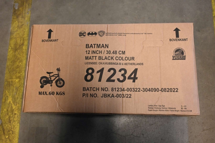 Batman Kinderfiets - Jongens - 12 inch - Zwart - Afbeelding 15