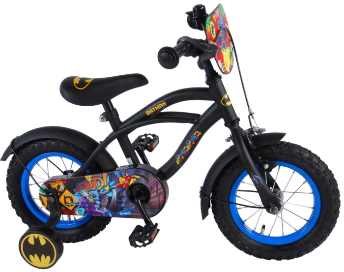 Batman Kinderfiets - Jongens - 12 inch - Zwart - Afbeelding 2