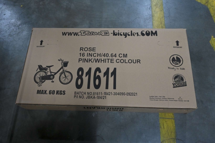 Volare Rose Kinderfiets - Meisjes - 16 inch - Roze/Wit - 95% afgemonteerd - Afbeelding 17