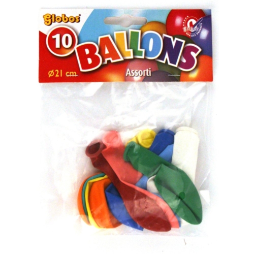 Ballon Kleuren 10 Stuks 21 Cm Assorti