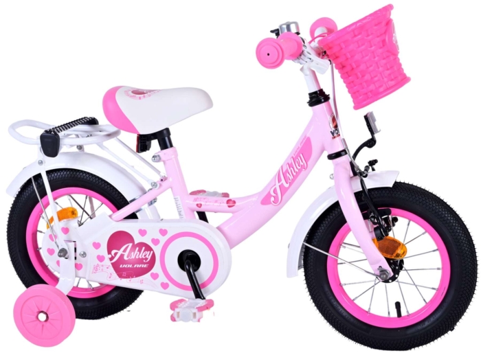 Volare Ashley Kinderfiets - Meisjes - 12 inch - Roze - Afbeelding 2