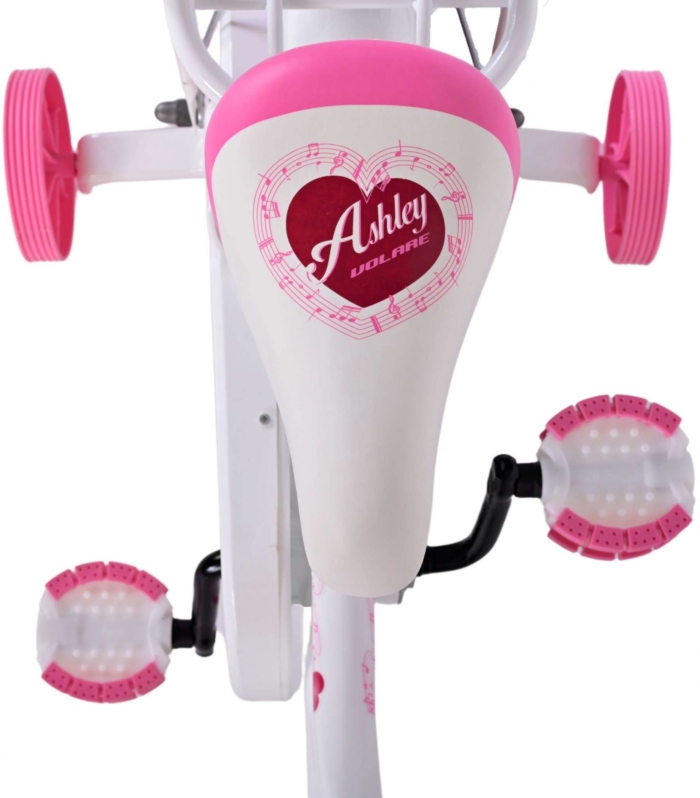 Volare Ashley Kinderfiets - Meisjes - 12 inch - Wit - Afbeelding 5