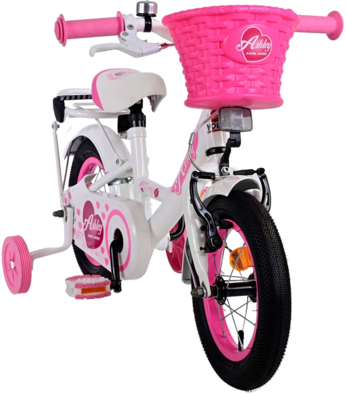 Volare Ashley Kinderfiets - Meisjes - 12 inch - Wit - Afbeelding 6