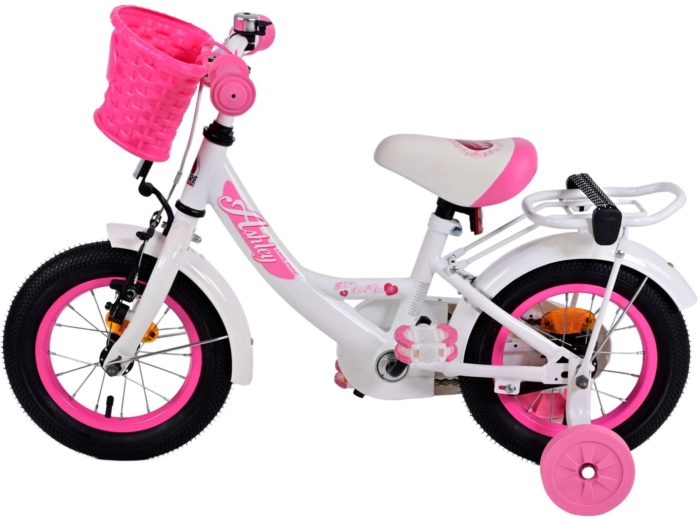 Volare Ashley Kinderfiets - Meisjes - 12 inch - Wit - Afbeelding 8