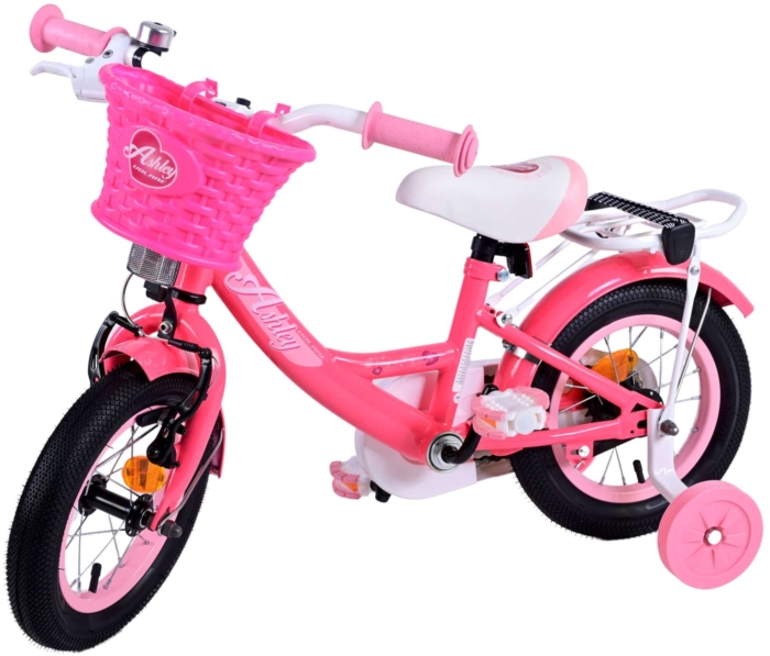 Volare Ashley Kinderfiets - Meisjes - 12 inch - Rood/Roze - Afbeelding 9