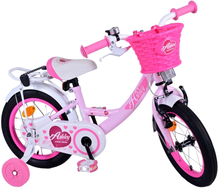 Volare Ashley Kinderfiets - Meisjes - 14 inch - Roze - Afbeelding 2